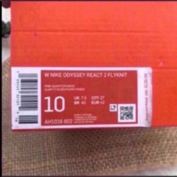 Nike Odyssey React 2 Flyknit Pink Quartz NEW - Picture 4 of 14